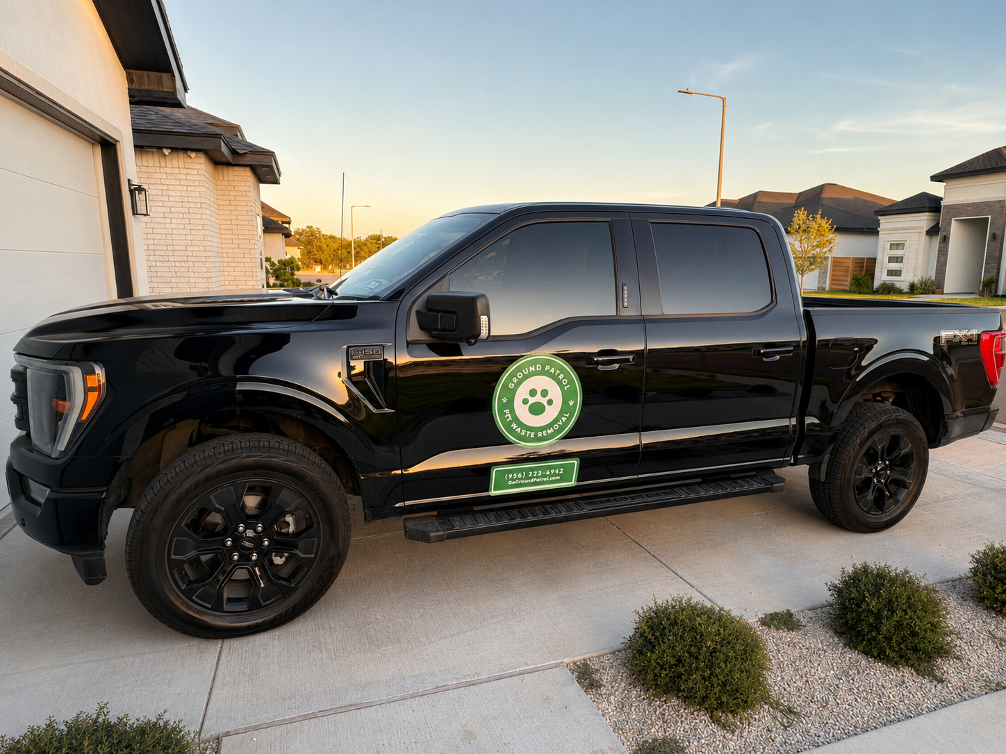 Ground Patrol truck door decal